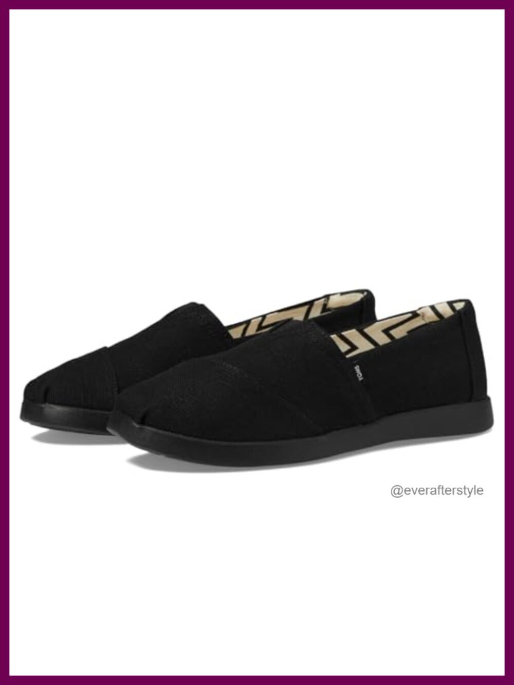 TOMS Alpargata Plus Slip On Espadrille Canvas Relaxed Fit Walking Shoe